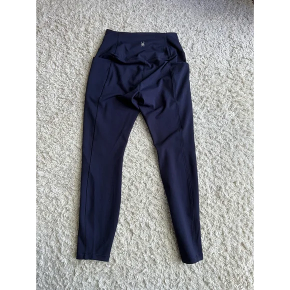 Women's Spyder Active Leggings Size S Navy Blue - Picture 6 of 6